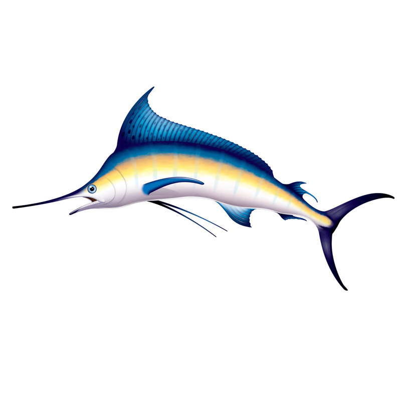 Décoration murale marlin prop