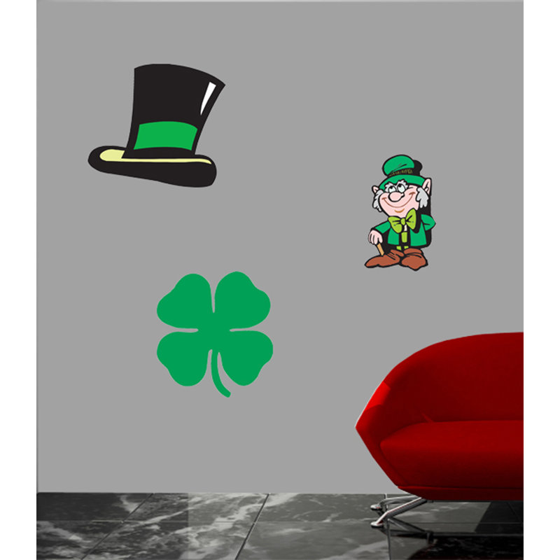 Décalcomanie murale à plusieurs pak st. patrick
