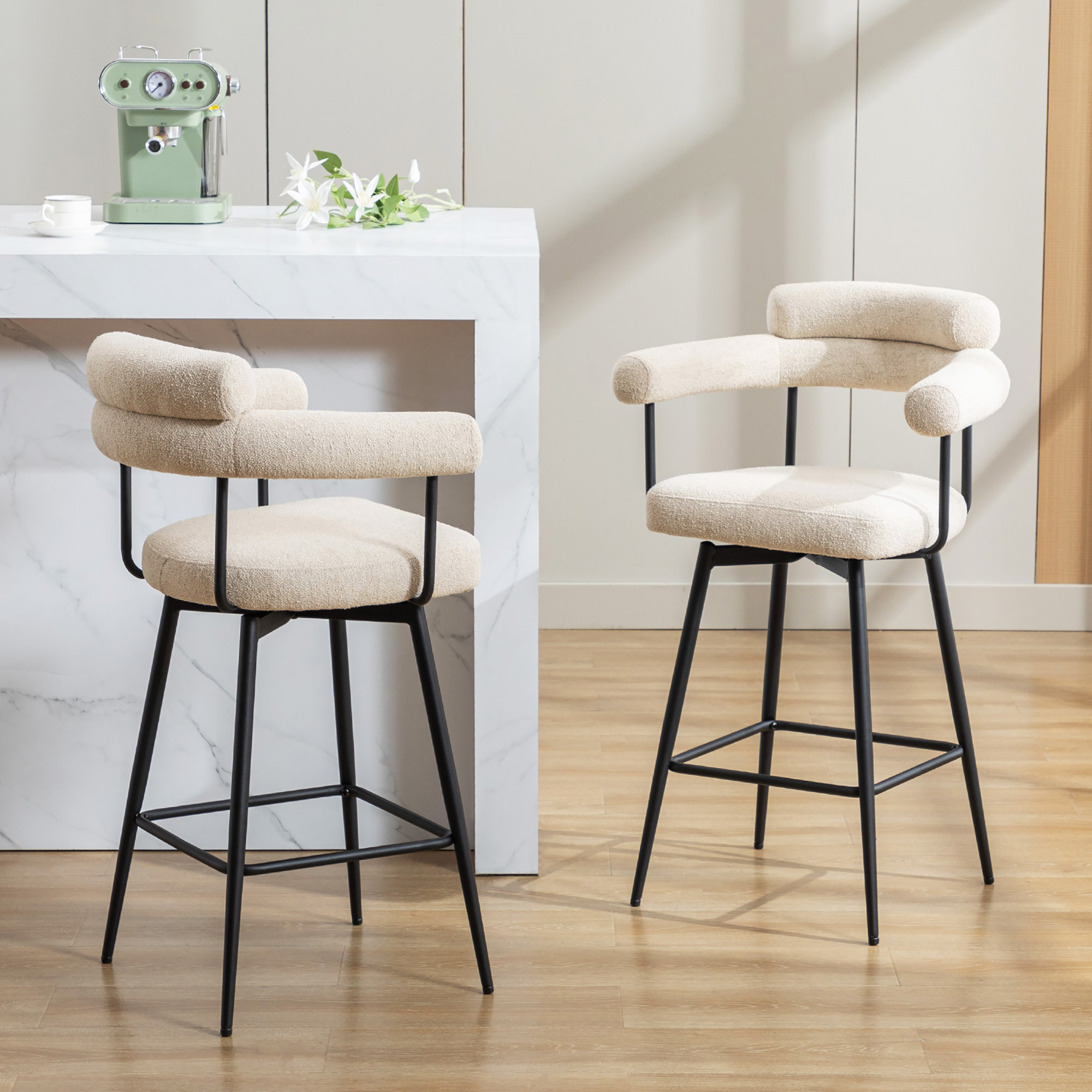 George Oliver Kiylan Swivel Counter Stool Reviews