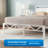 Full Size Bed Frame With Headboard & Footboard, Easy Assembly Sturdy Metal Platform Bed, Anti-slip & Silent Support, No Box Spring Needed With Underbed Storage, Modern Bedroom Furniture, White-1753690432-1753690463
