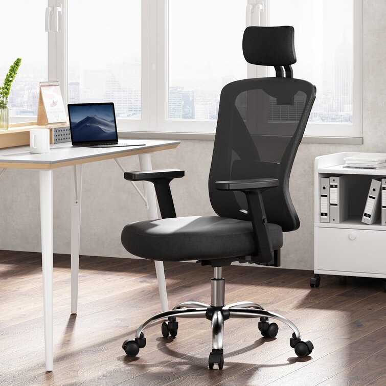 Blue Elephant Ergonomic Desk Chair with Headrest & Reviews | Wayfair.co.uk