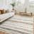 Modern Geometric Area Rug Machine Washable Low Pile Carpet Non-Slip Abstract Pattern Soft Floor Mat-80614742-91237513