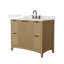 Palmilla 48" Freestanding Single Bathroom Vanity with Quartz Top-527870600-517052548-517052571