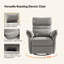 Beckette Modern Swivel Glider Nursery Power Recliner With Adjustable Headrest-2046821670