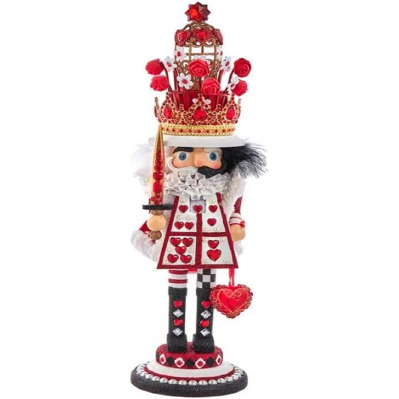 Kurt Adler Hollywood King of Hearts Nutcracker