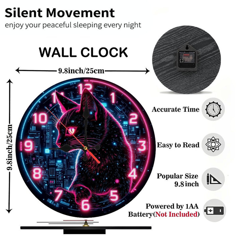 Horloge murale Dolphin Ocean