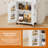 Laimondas 34.3" Kitchen Island with Storage and Power Outlet-1990811102