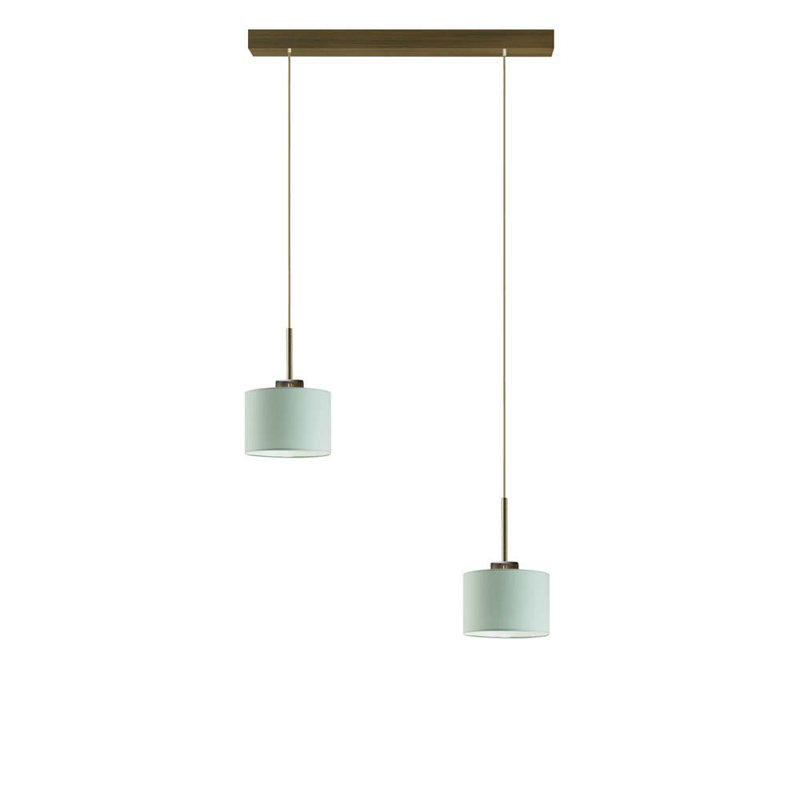 Gurganious 2 - Light Kitchen Island Pendant, Green, Brown