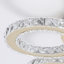 Luxury Ring LED Crystal Chandelier, Gold Finish And K9 Crystal Accents-312562527-312562498-312562526