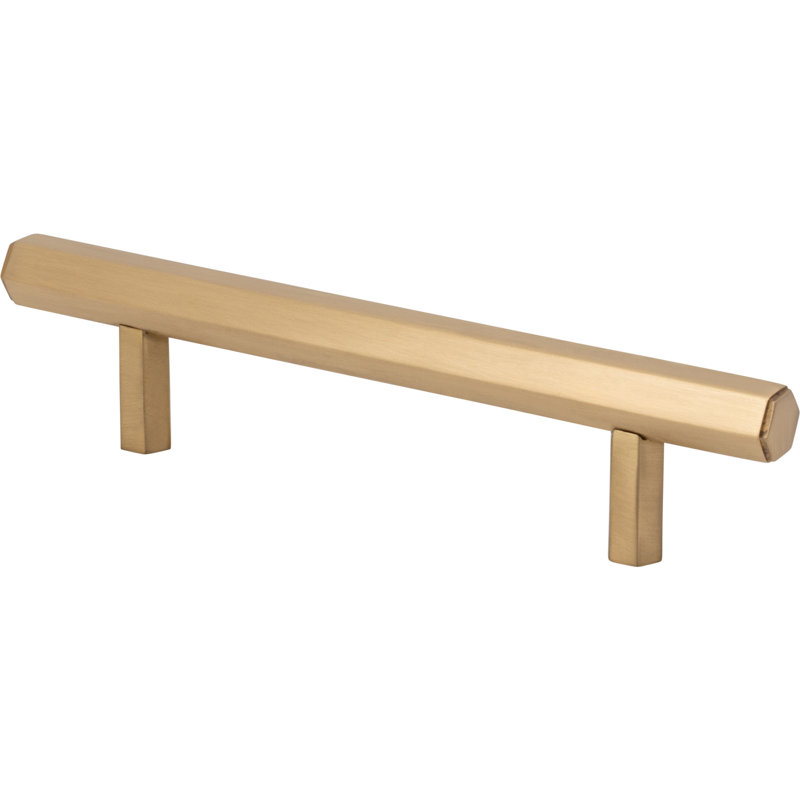 Insignia 3 3/4" Center to Center Bar pull, Satin Brass