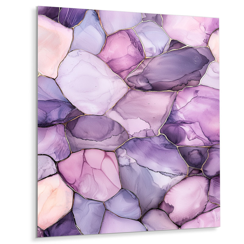 Spiritual Tradition Of Agate - Ferme, art mural en métal, impression en agate, H 32 po x l 16 po x P 0,84 po