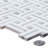 Fabrique 1-in. x 2-in. Basketweave Marble Look Polished Natural Stone Wall & Floor Mosaic Tile-87358273