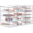  Clear 14 Drawers Acrylic Makeup Organizer 3 Pcs Stackable Set
