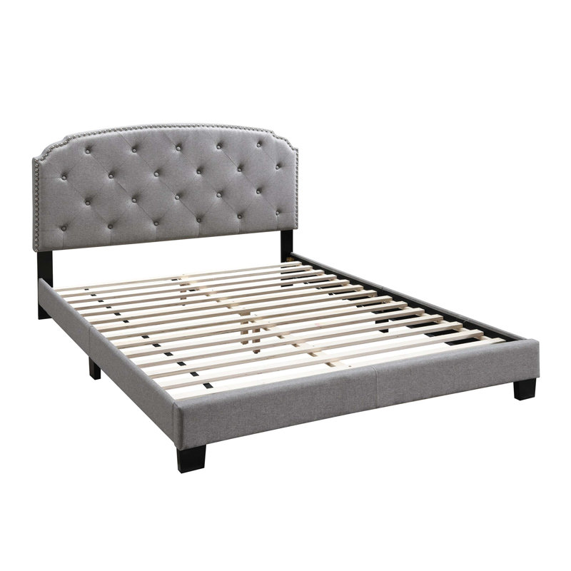 Grand lit 1pc, Gris clair