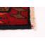 Tapis rouge en laine noué à la main de conception unique 1990S 3 pi 10 po x 9 pi 5 po Lebanon