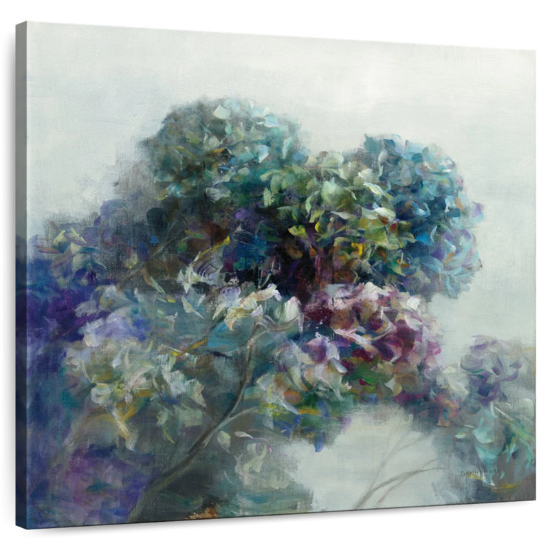 Harnek Abstract Hydrangea, 36" H x 36" W