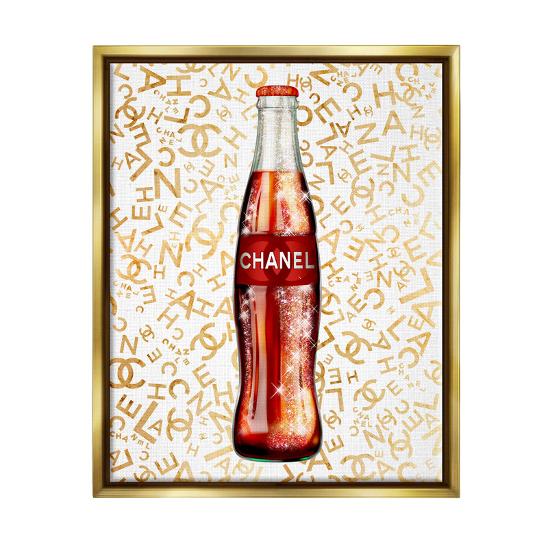 Bouteille de soda tendance à motif glamour de style rétro par - on, H 21 po x l 17 po x P 1,7 po