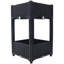 Jardinière surélevée avec bouchon de drainage surélevé - lits surélevés pour les légumes, les fleurs et les herbes, noir, 15,7 po x 15,7 po x 27,7 po 15,7 po x 15,7 po x 27,7 po avec plantes et plantes-1232887602-1232887613