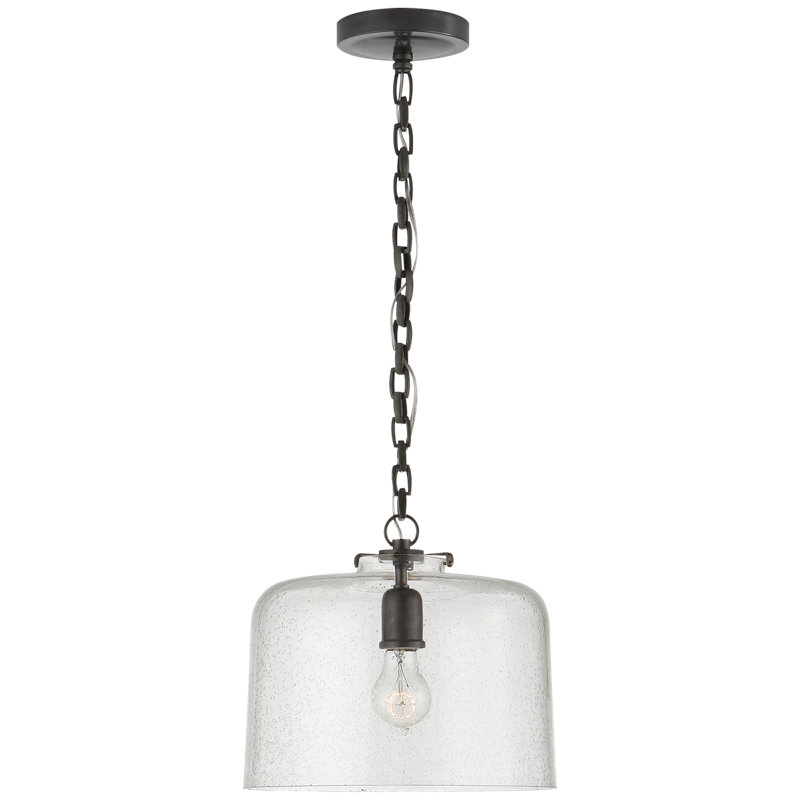 Thomas O'Brien Katie Dome Pendant, Bronze, Seeded