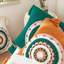 Coussin décoratif bohème pour canapé-lit 18 x 18 po