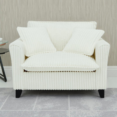 Fauteuil d'appoint 46,5 po avec dossier ergonomique et coussin moelleux
