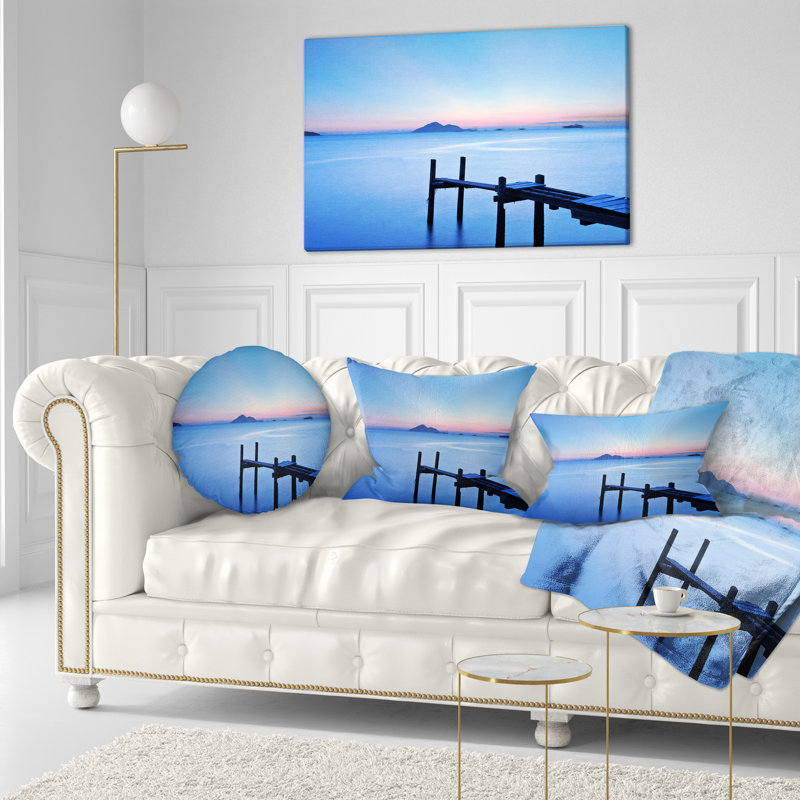 Coussin en bois Seascape
