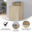 Enceinte de plateau commercial de qualité supérieure avec trou de chute-98942306