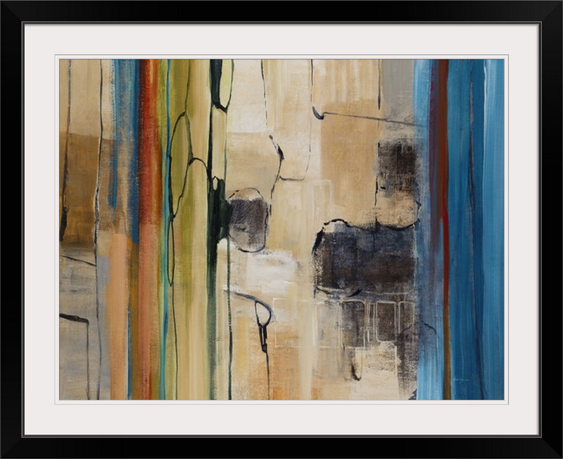«Bellaude Transition» par Simon Addyman, reproduction d'art, H 20 po x l 24 po x P 1 po, Cadre noir