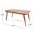 Outdoor 69" Solid Wood Dining Table