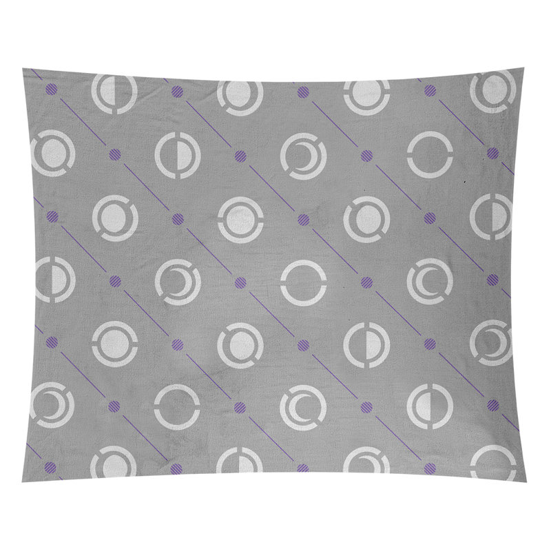 Tapisserie, H 27,5 po x l 37,5 po, Mauve