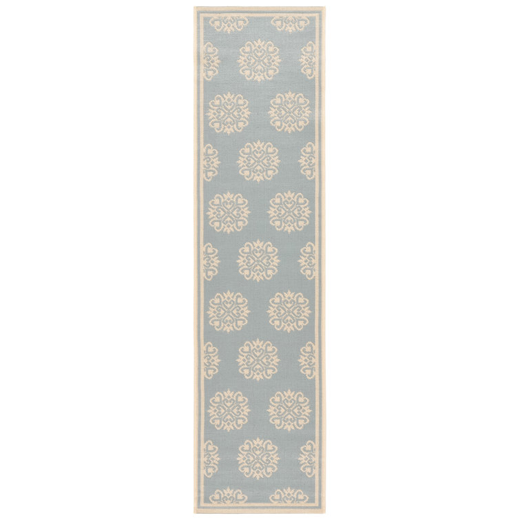 Burnell Performance Oriental Indoor/Outdoor Area Rug
