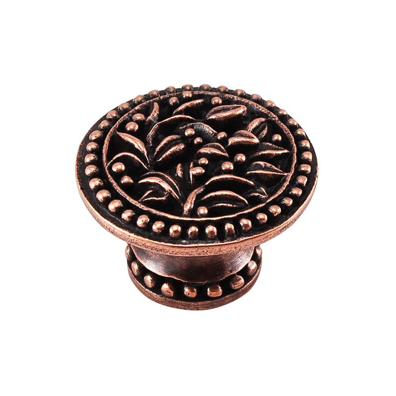 San Michele Mushroom Knob, Antique Copper, Large