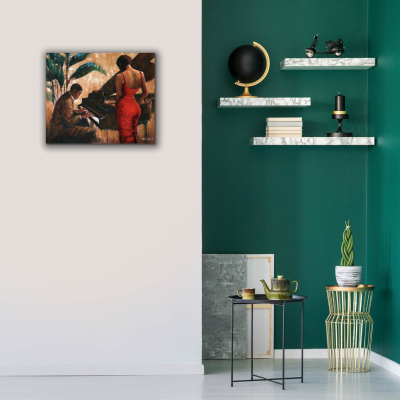 «Enchanting Keys» par Monica Stewart, H 20 po x l 24 po x P 0,75 po