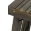 Table d'appoint pliable en bois, gris avec lattes, l 21,6 x P 13,6 x P 15,92