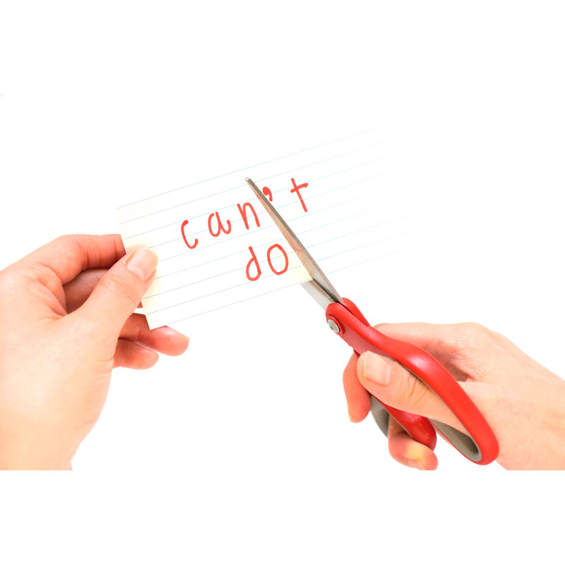 Female Removing Can't - Wrapped Canvas Print, 51cm H x 76cm W x 3.8cm D