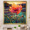 Décoration murale Glorious Pink Hibiscus By The Waterside - Fleurs sauvages