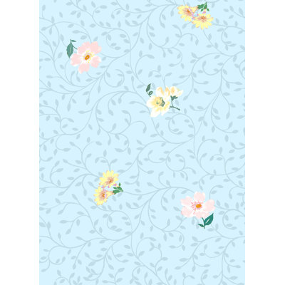Yuki Osada Floral Non-Pasted Satin Wallpaper Roll by Soicher Marin Studio