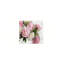 Art floral de pivoines roses et roses, impression sur toile 24 x 24 po