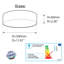 Parvin Fabric LED Flush Mount-1375471672