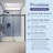 56” - 60" W x 75” H Single Sliding Frameless  Glass Shower Doors | 3/8” Thickened Clear Tempered Glass | Leak-Proof | Durable Stainless-Steel Hardware | Adjustment Uneven Walls-99487382