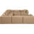 Ivion Upholstered U-Shaped Sectional Reversible-94884368