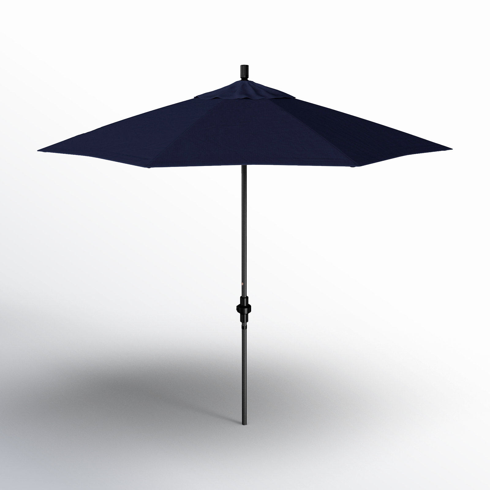 Timeout 108'' Outdoor Umbrella, Navy Blue- Olefin
