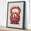 Question Mark Kettlebell Modern - Wrapped Canvas-490609104-490609062