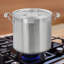 NutriChef 20 Quarts Stainless Steel Stock Pot