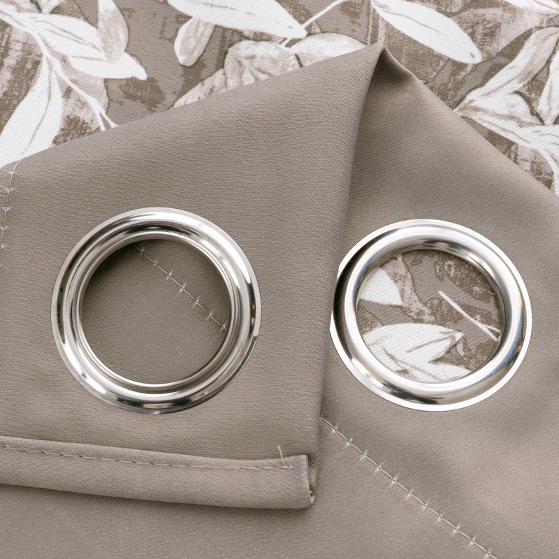 Rideau obscurcissant réversible Marina, L 52 po x L 95 po, Argent argent