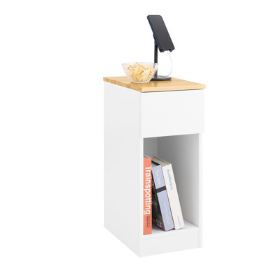 Jayshaun 20cm 1 Drawer Bedside Table