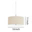 Luminaire suspendu tambour 3 lumières Arlen-546701755