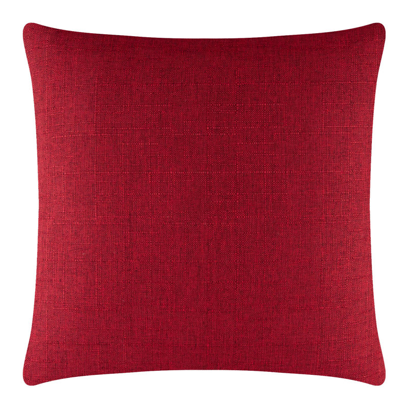 Coussin Sparkles Home Shell | Coussin Coastal, 16 po x 16 po, Rouge