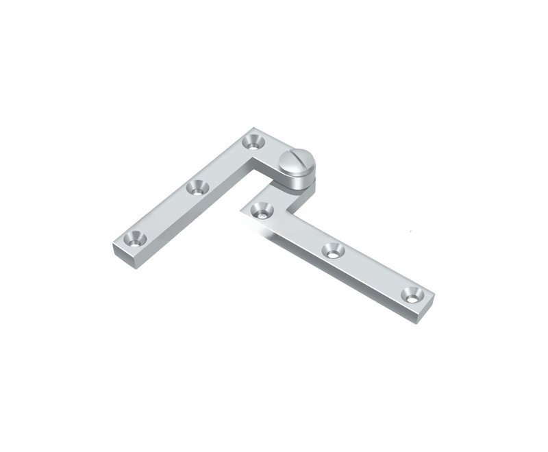 Charnière en chrome poli Deltana PH60U26 4-3 / 8 "x 5/8" x 1-7 / 8 ", Chrome poli