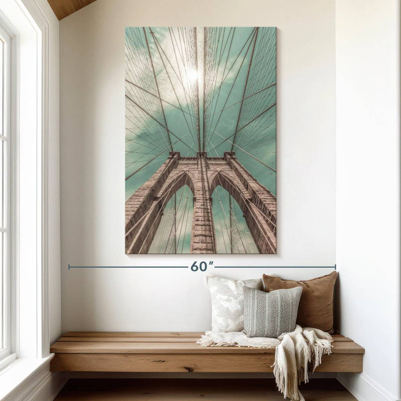 Lilie Retro Brooklyn Bridge, 51" H x 34" W
